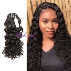 #1b Brazilian Virgin Human Hair Weft italy curly