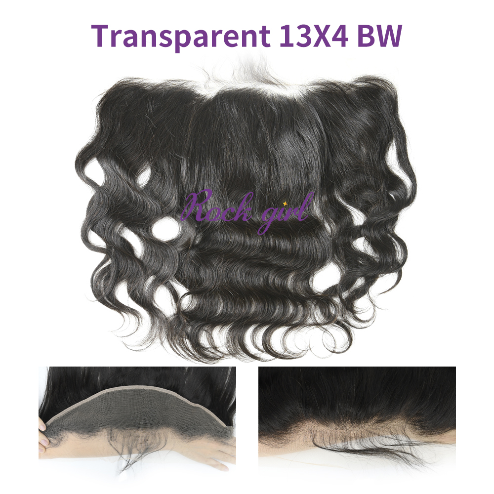 #1b Brazilian Virgin Human Hair 13x4 Lace Frontal Body Wave