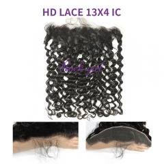 HD Lace Virgin Human Hair Italian Curly 13x4 Lace Closure