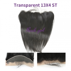 #1b Brazilian Virgin Human Hair 13X4 Lace Frontal Straight