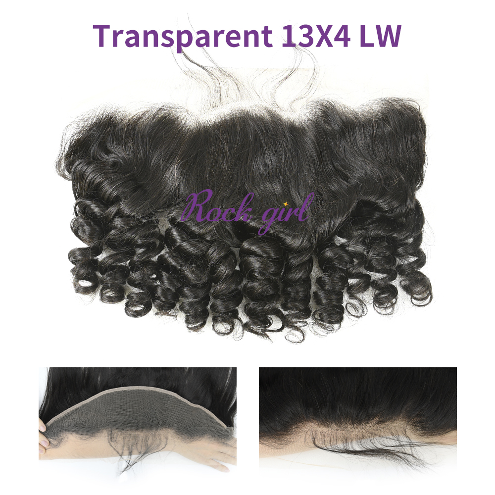 #1b Brazilian Virgin Human Hair 13x4 Lace Frontal Loose Wave