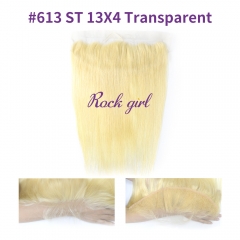 Blonde #613 European Virgin Human Hair 13X4 Lace Frontal Straight