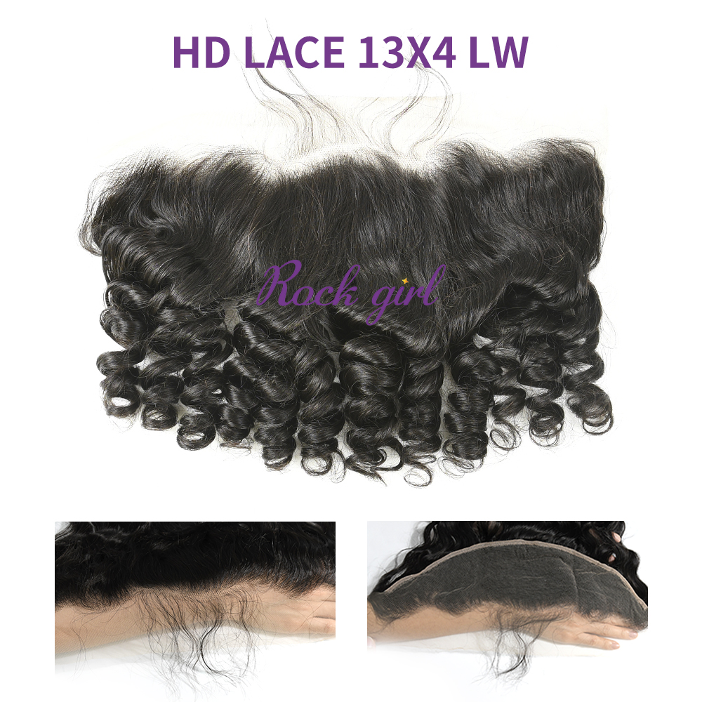 HD Lace Virgin Human Hair Loose Wave 13x4 Lace Closure