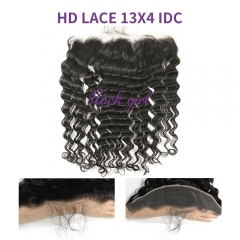 HD Lace Virgin Human Hair Indian Curly 13x4 Lace Closure