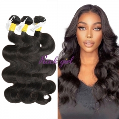 #1b Peruvian Raw Human Hair Weft body wave