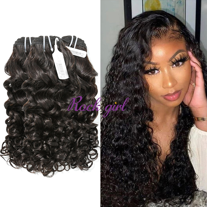 #1b Malaysian Virgin  Hair Weft italy curly