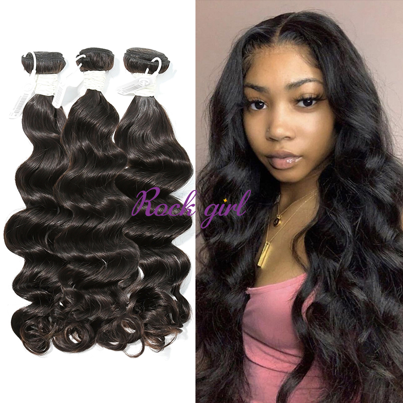 #1b Malaysian Virgin  Hair Weft ocean wave