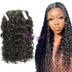 #1b Brazilian Raw Human Hair Weft italy curly