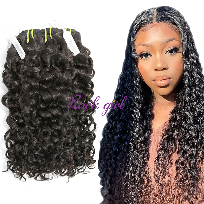 #1b Peruvian Raw Human Hair Weft italy curly